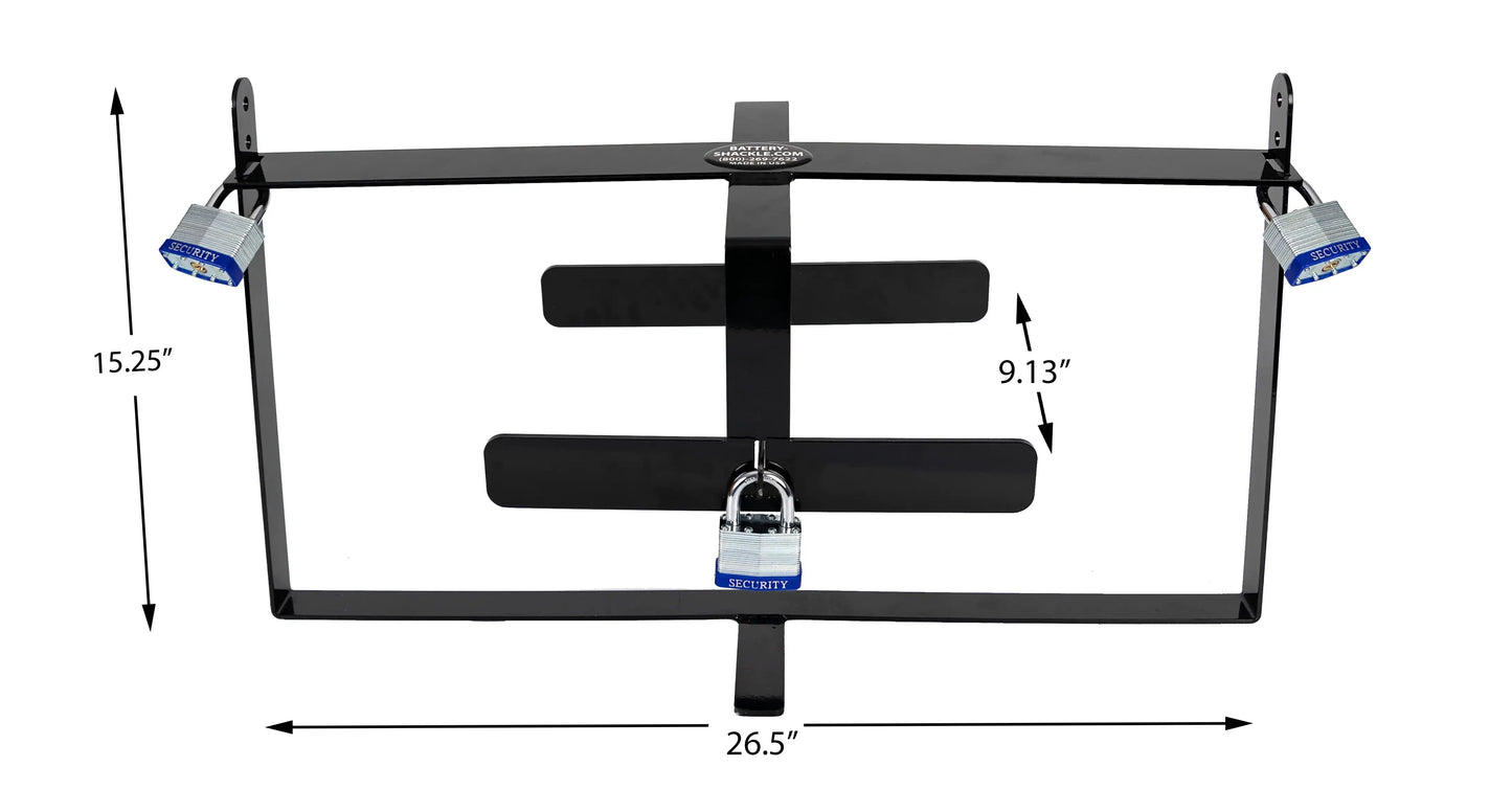 RV Locks/Dual Battery Shackle - Vigilante Locks