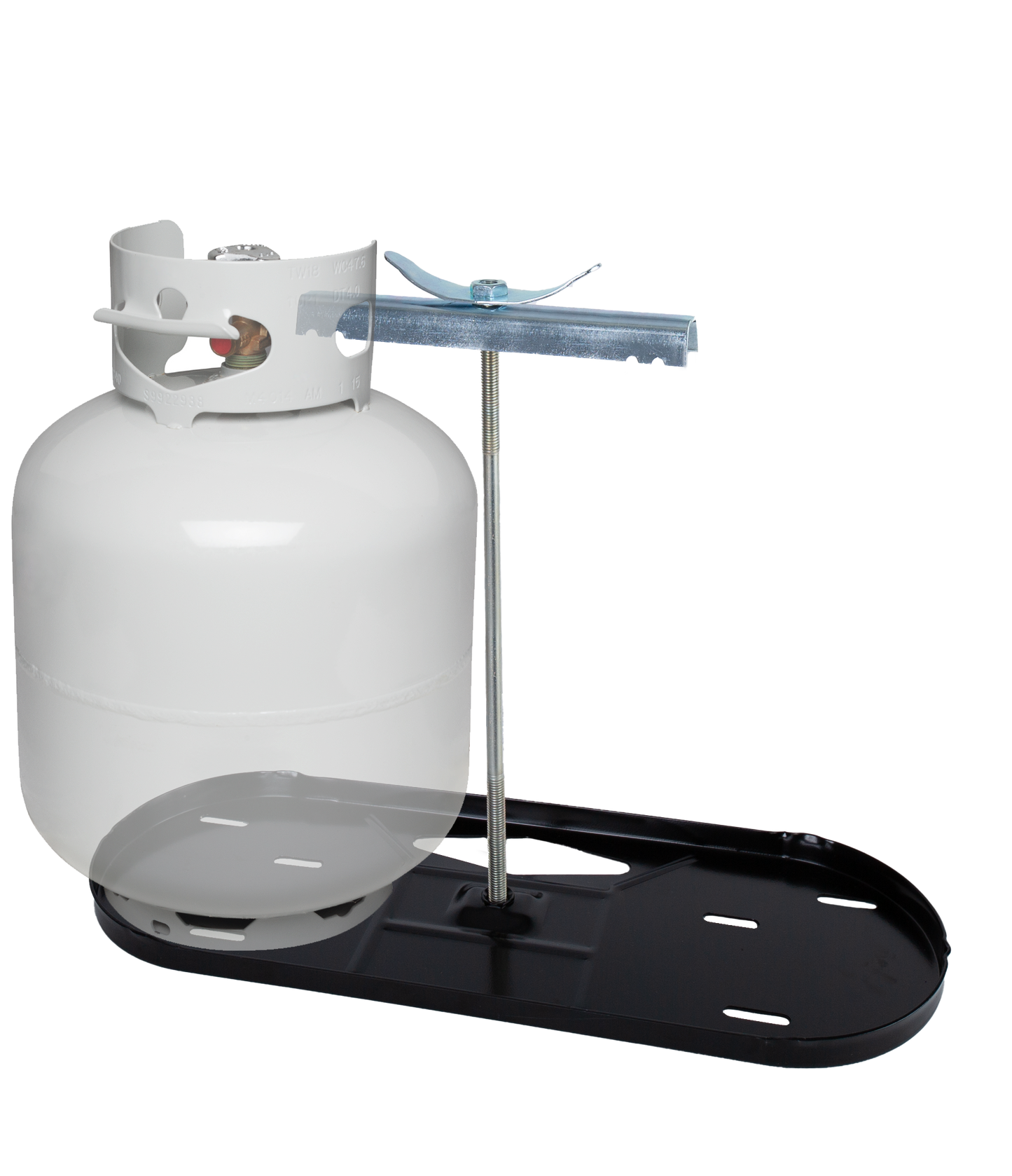 Propane Tank Pan Kit, 30#, Black / TPKB-30 Vigilante Locks
