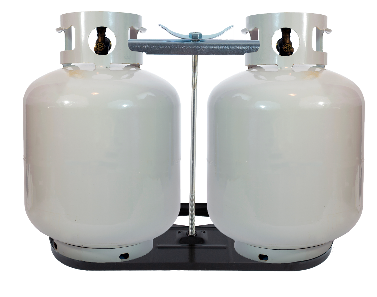 Propane Tank Pan Kit, 20#, Black Vigilante Locks