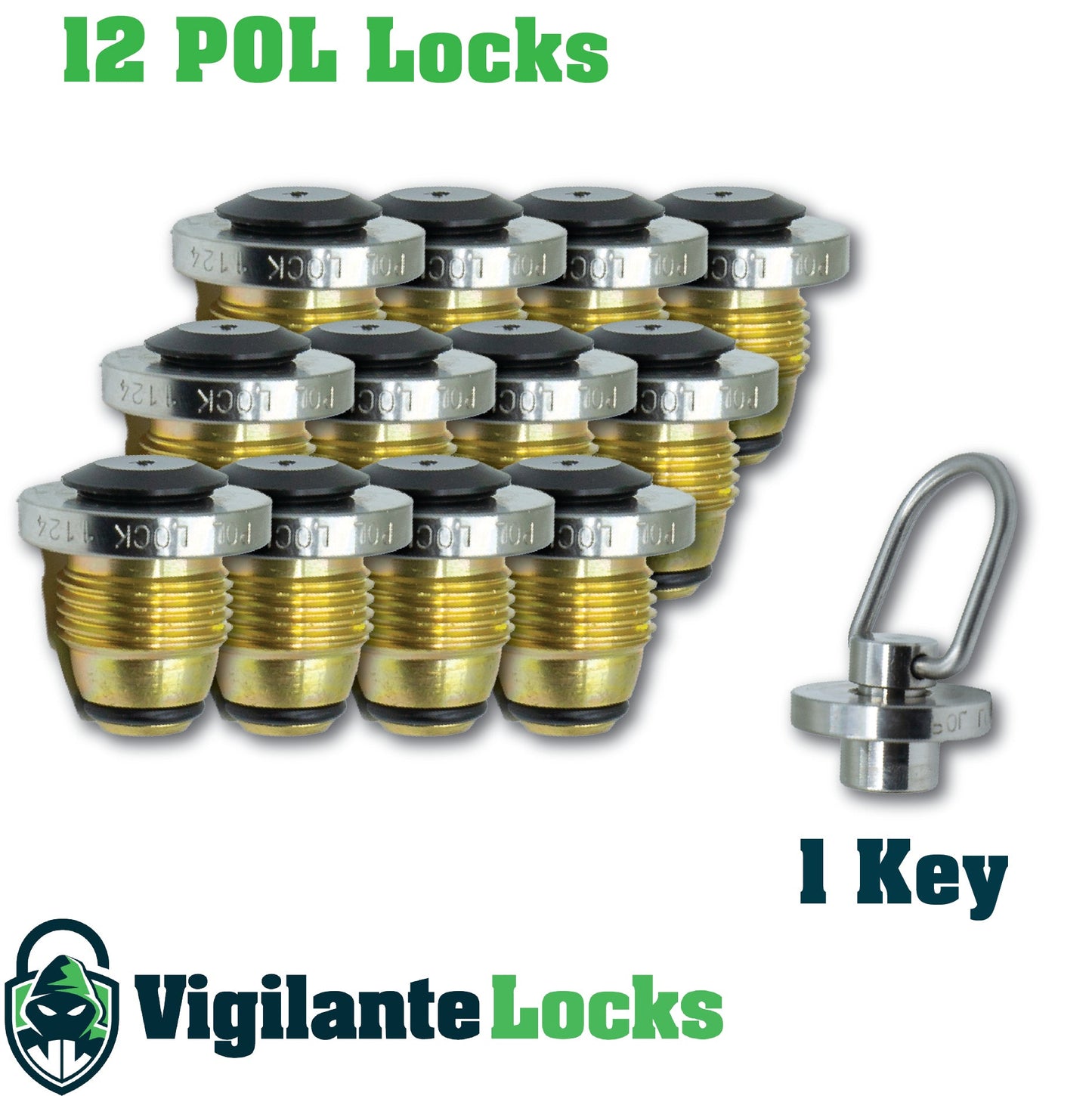 Propane Tank Lock, Set of 12 Vigilante Locks