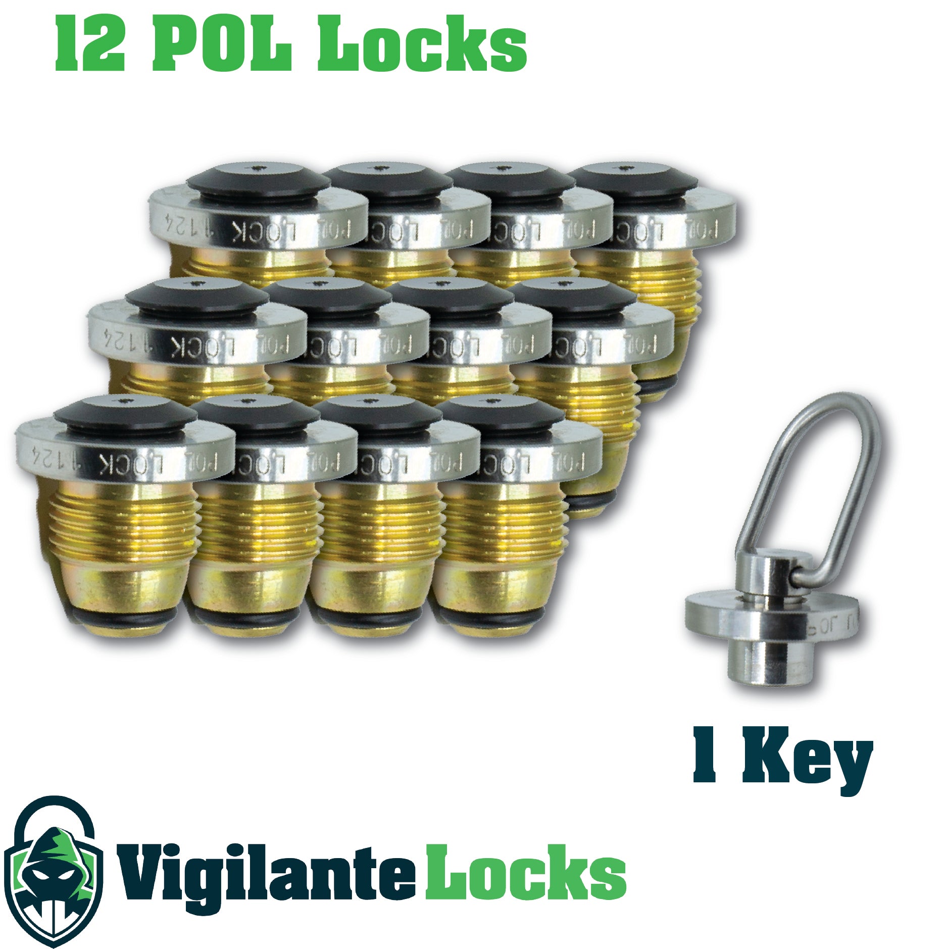 Propane Tank Lock, Set of 12 Vigilante Locks